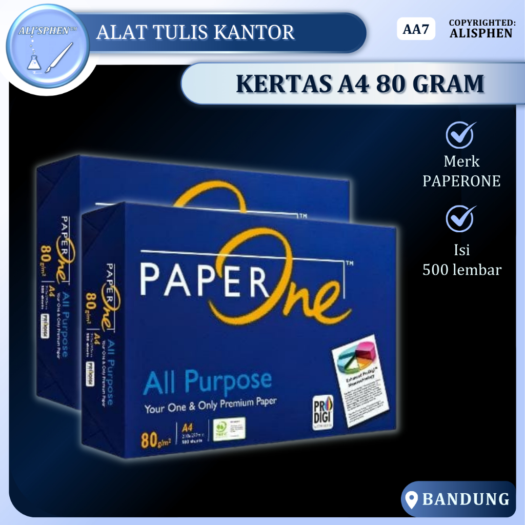 Kertas A4 80 gram PaperOne