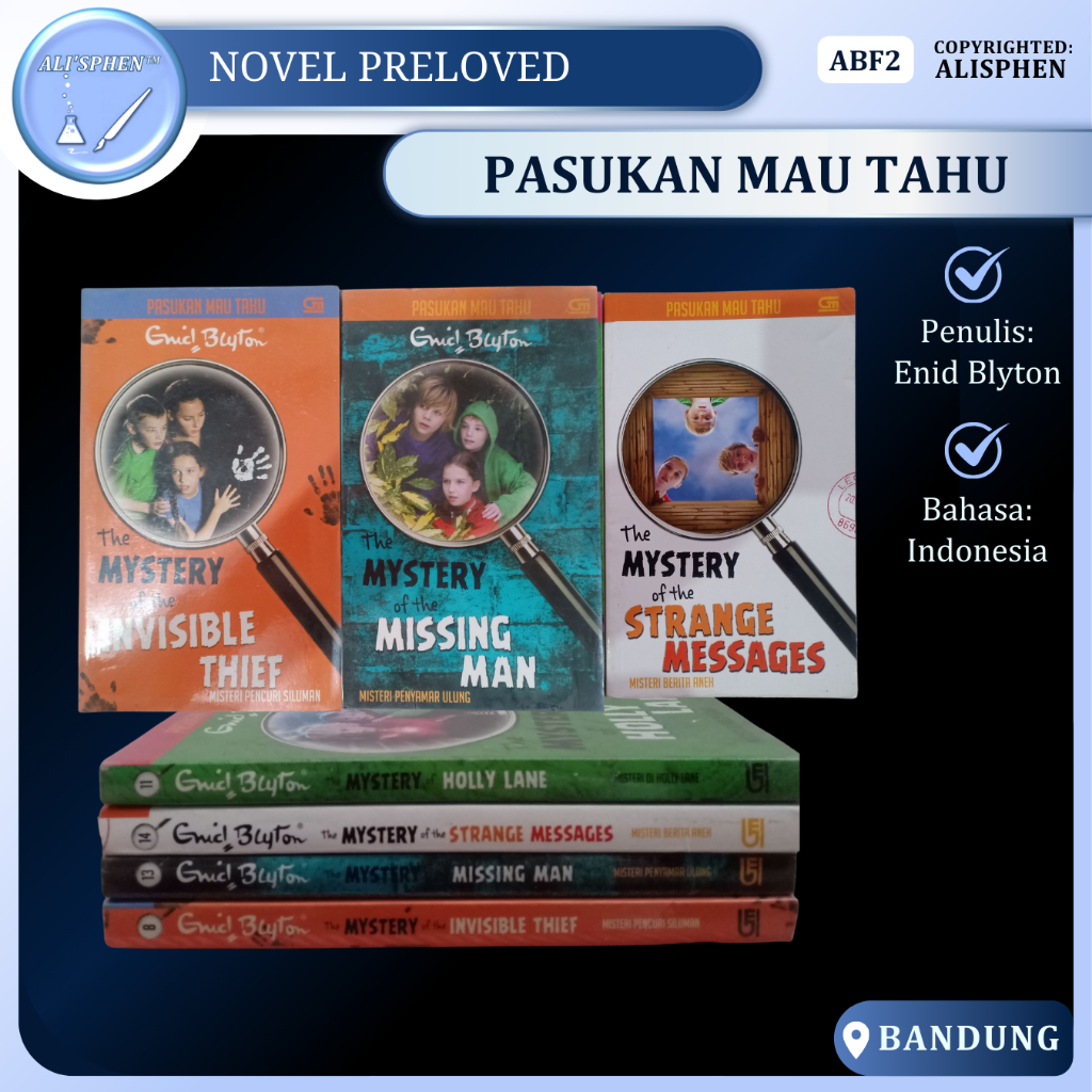 Novel Pasukan Mau Tahu Enid Blyton