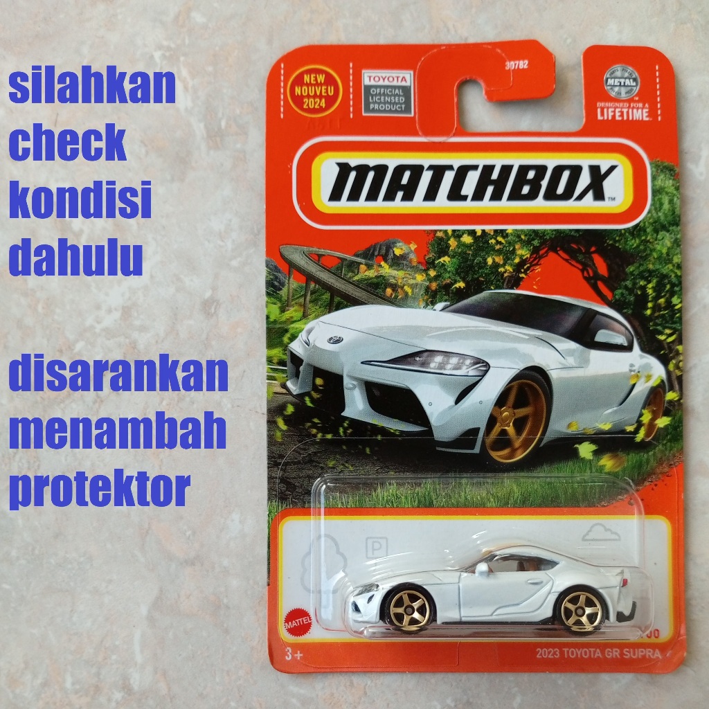 Matchbox 2023 Toyota GR Supra Putih (2024)
