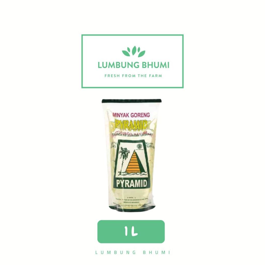 

PYRAMID Minyak Goreng Kelapa 1 L 1 Pcs - Lumbung Bhumi