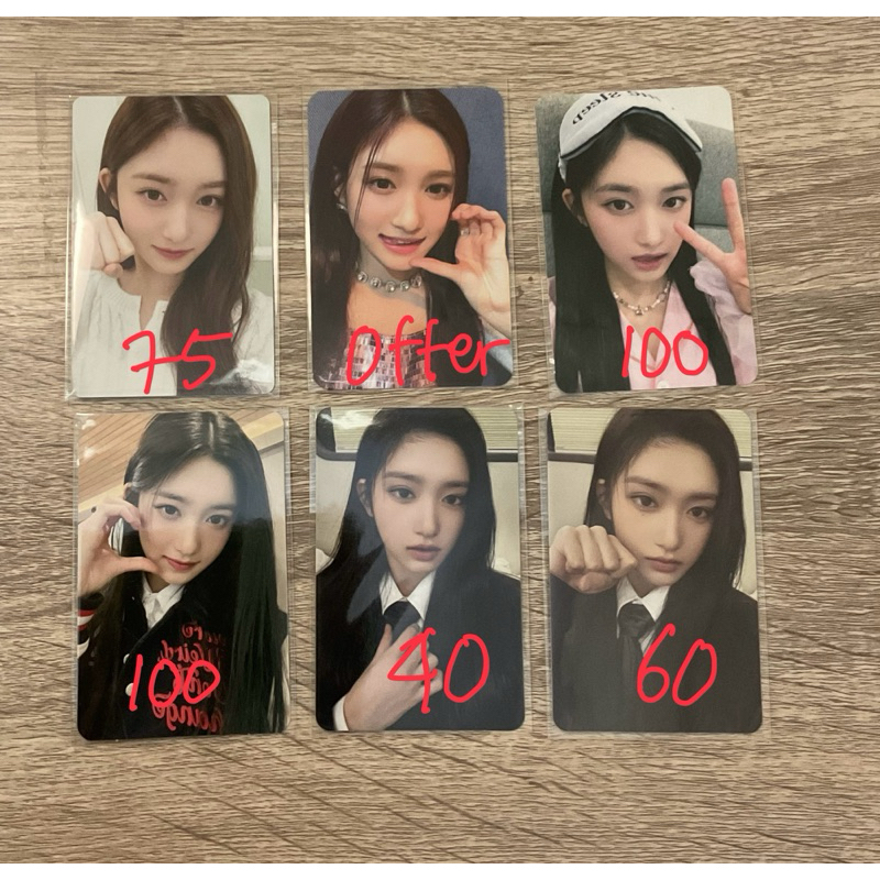 official photocards PC IVE Leeseo fanclub namil soundwave I AM beatroad love dived lodi