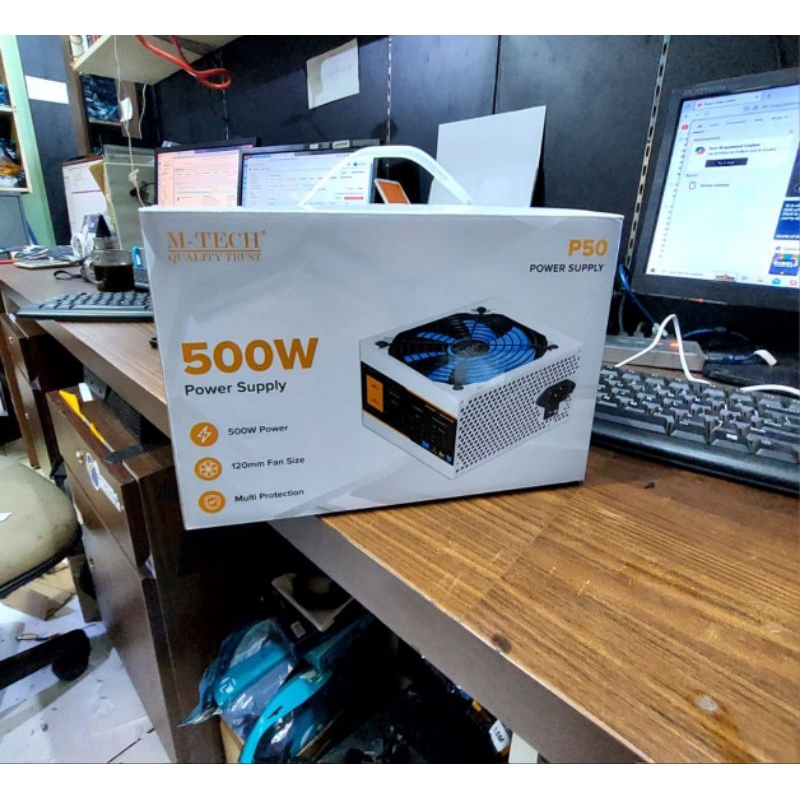 M-Tech power psu 500W P50 power supply pc