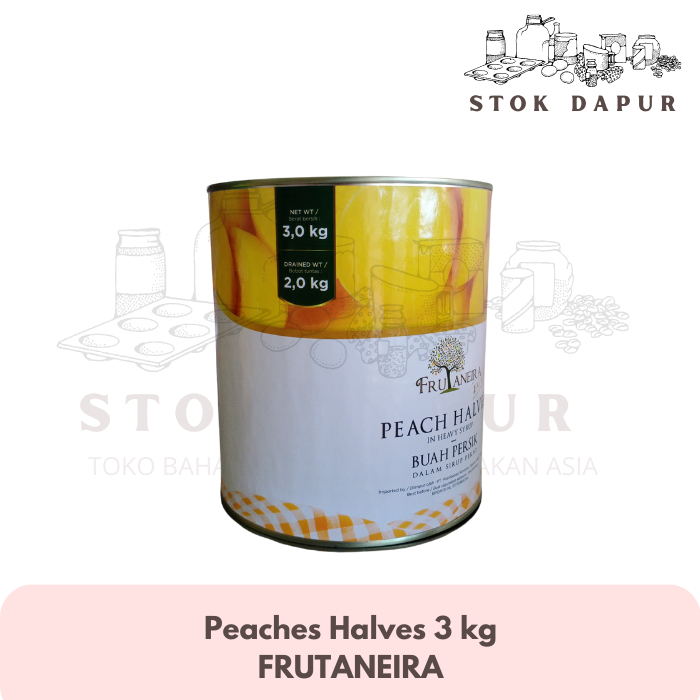 

Frutaneira Peach Halves In Syrup 3 kg