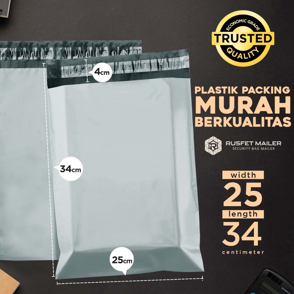 

Best Product Polymailer Ekonomis Light Gray Plastik Packing Online Murah 25x35 M6
