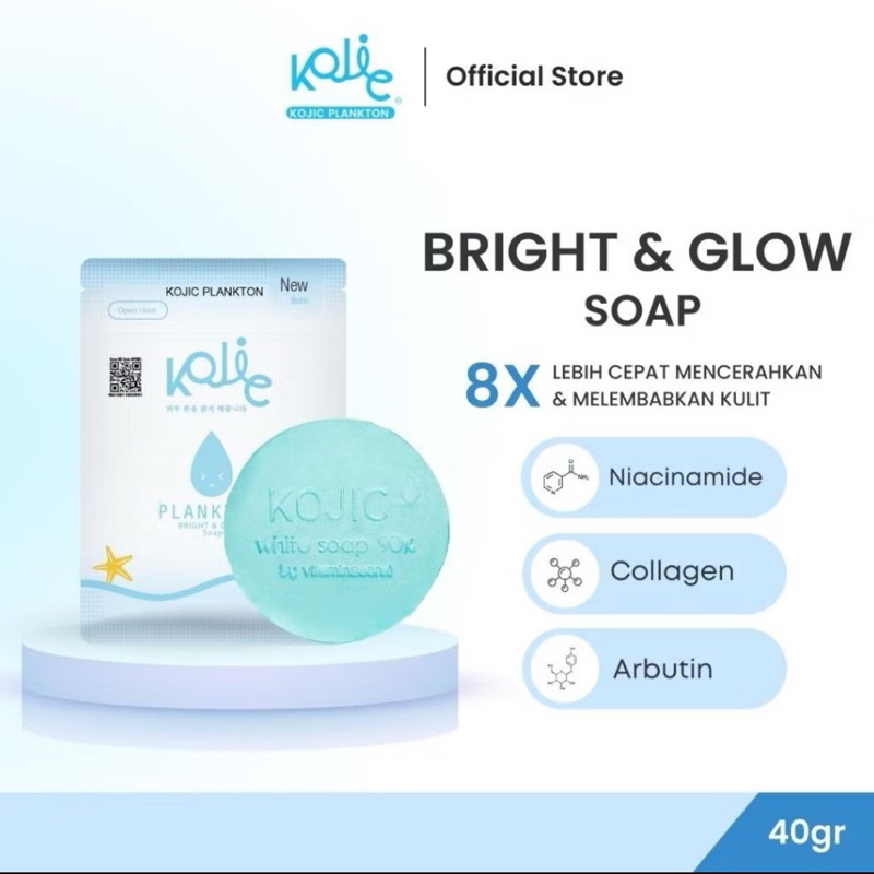 KOJIC PLANKTON SOAP 40gr - PAKET BUNDLING 3PCS