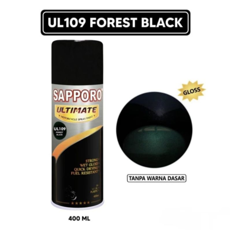 Sapporo Ultimate UL109 FOREST BLACK/BLACK SERIES