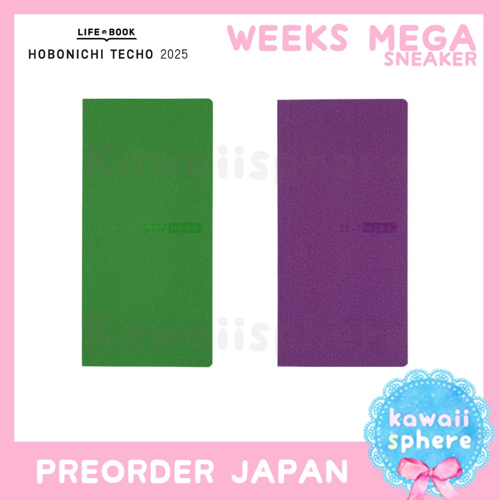 

Hobonichi Techo 2025 Weeks MEGA | Sneaker Series | Hobonichi Weeks MEGA 2025 | Preorder Handcarry Japan