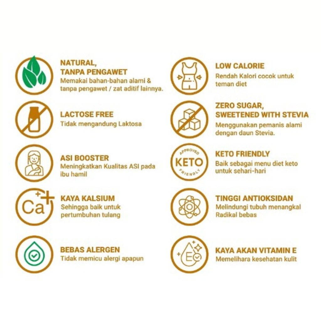 

Korzaln Spencer'S Susu Almond - Roasted Choco (270Ml) Free Sugar Asi Booster High Calcium Low