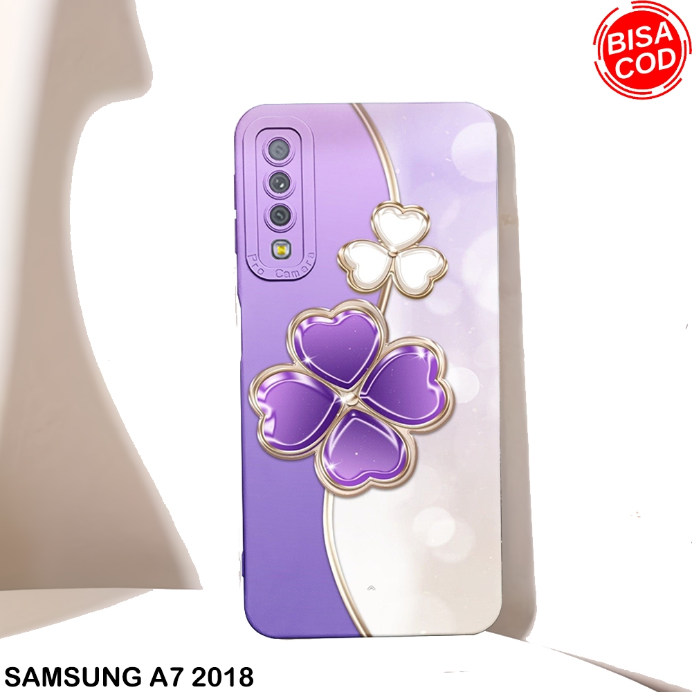 Case Samsung A7-2018 - Casing Samsung A7 2018 - Case Hp - Casing Hp Softcase - Samsung A7 2018 - Sil