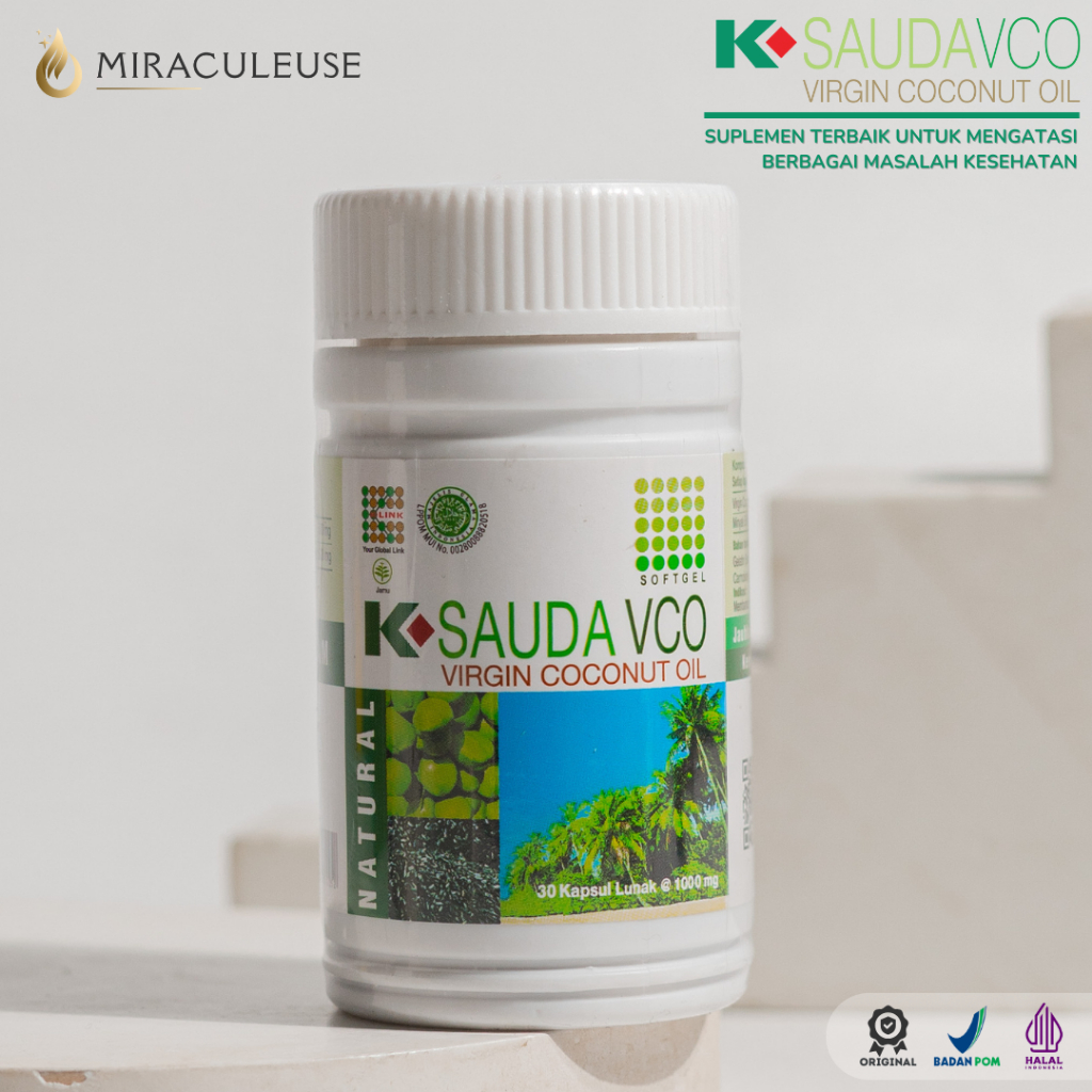 K SAUDA VCO | HABBATUS SAUDA DAN VIRGIN COCONUT OIL PLUS VIT E |  ORIGINAL K LINK