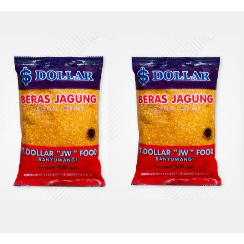 

Beras Jagung Dollar 500 Gram