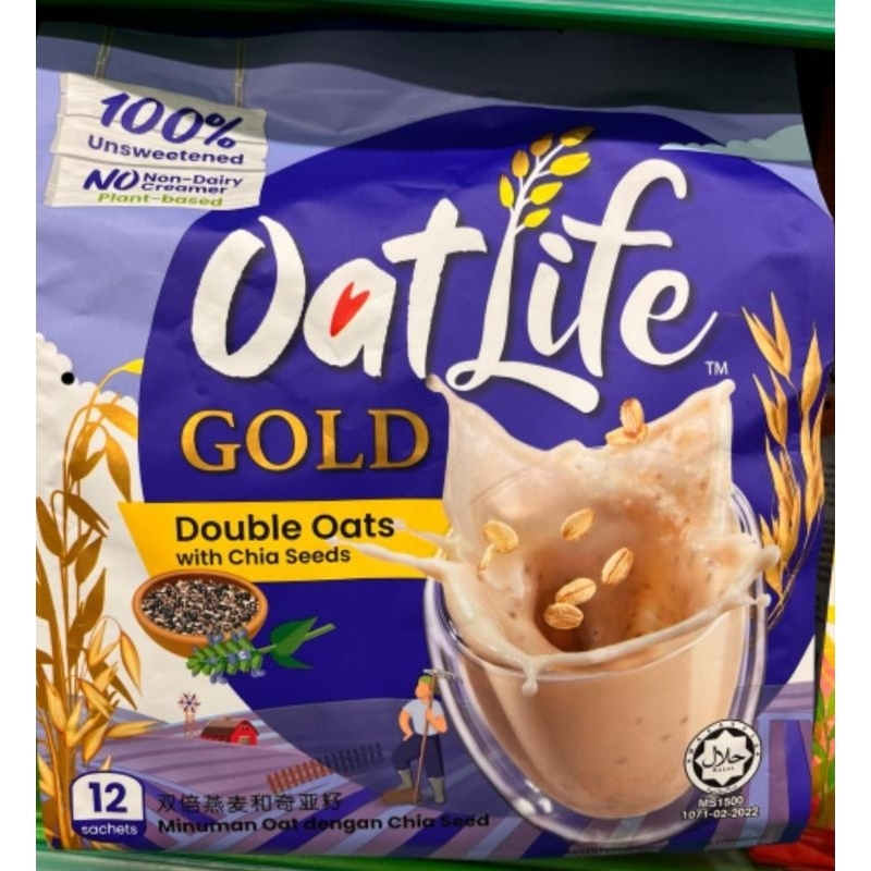 

Oat Life Chocolate/ White Coffee/ Milk Tea/ Double Oats with Chia Seeds 12s