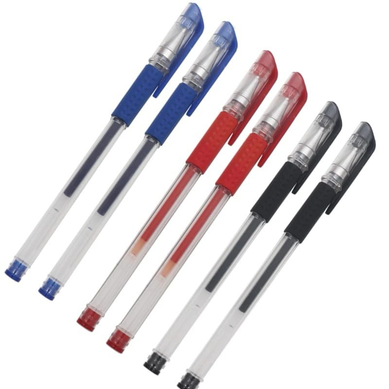 

pulpen Gel 0.55mm Standard Pulpen Gel Standard Bolpoin Cair Alat Tulis Sekolah Bolpen Warna Hitam Biru Merah Murah