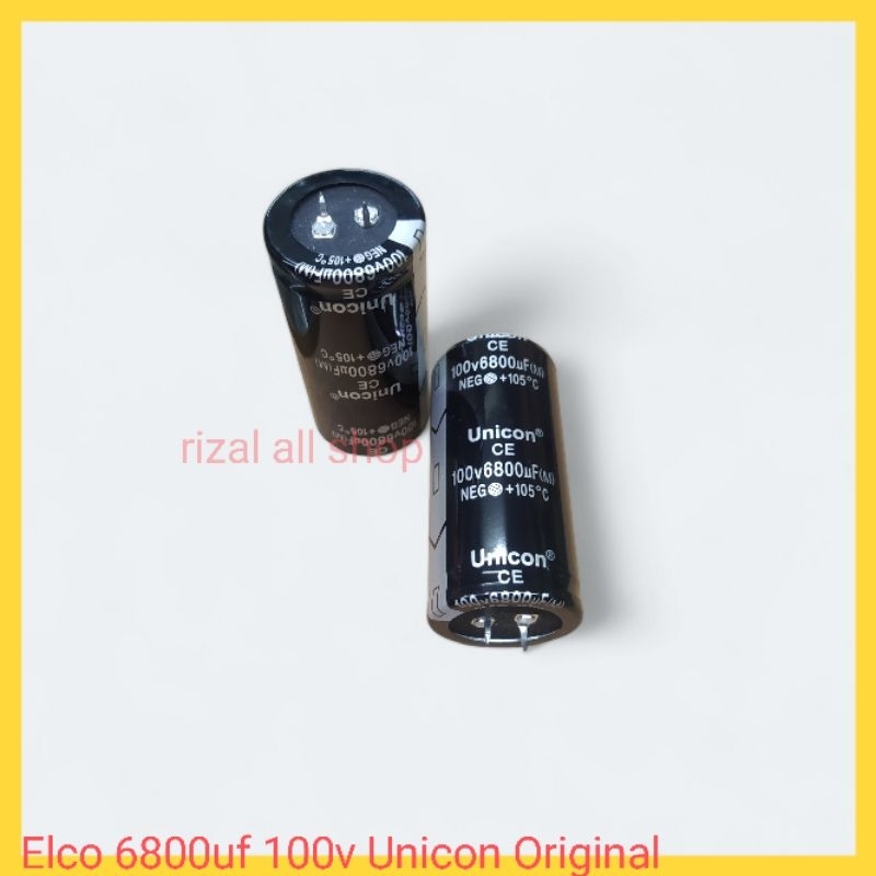 Elco 6800uf 100v Unicon Original