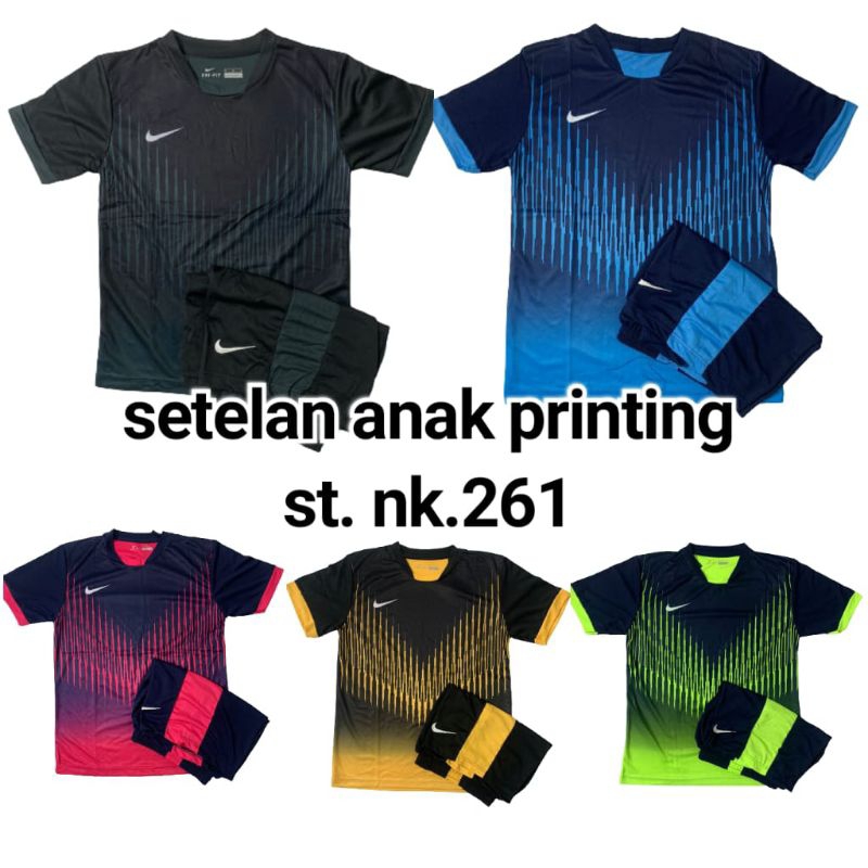 STNK 261 Setelan Jersey Anak Futsal /Kaostim Anak Bola |Jersey Bola Anak| Jersey Futsal Badminton Pr
