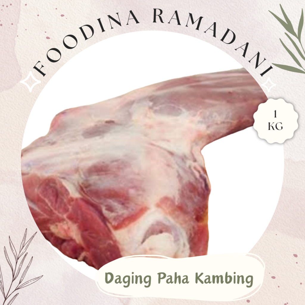 

DAGING PAHA KAMBING Campur Tulang - Lamb and Mutton Fresh [ Berat 1.000gr ] Harga Per KG