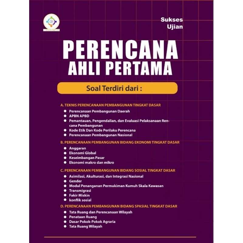 BUKU PERENCANA AHLI PERTAMA