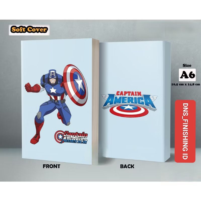 

Pocket Note Marvel Avengers Captain America Softcover