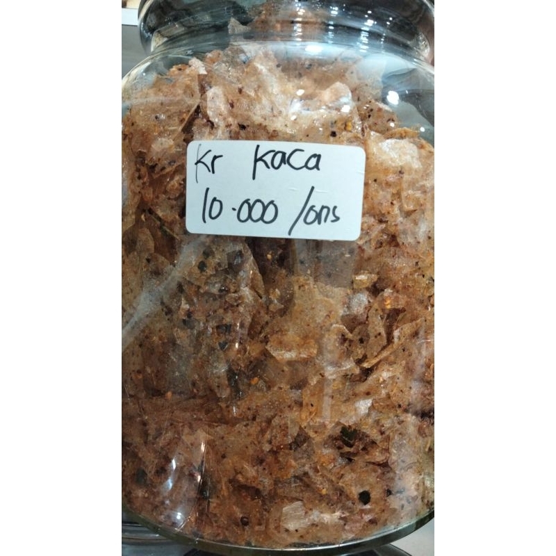 

Keripik Kaca Homemade // Kripik Kaca Pedas (Free Ongkir Jabodetabek min 1Kg)