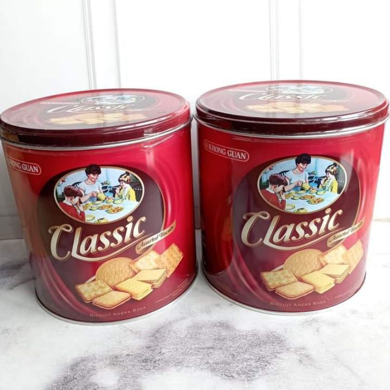 

BISKUIT KHONG GUAN CLASSIC ASSORTED BISCUIT 1 karton isi 6toples