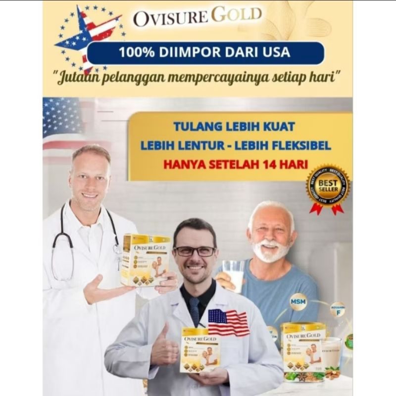 

RB OVISURE GOLD ASLI USA KALENG 650 Gram - Susu Terapi Atasi Nyeri Sendi Otot Dan Tulang