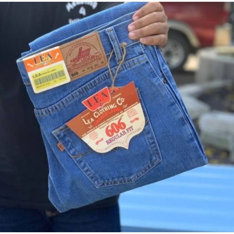 CELANA JEANS PRIA LEA STANDAR REGULER PREMIUM 28 sampai 38 bisa COD Celana Jeans Pria Standar Lea 60