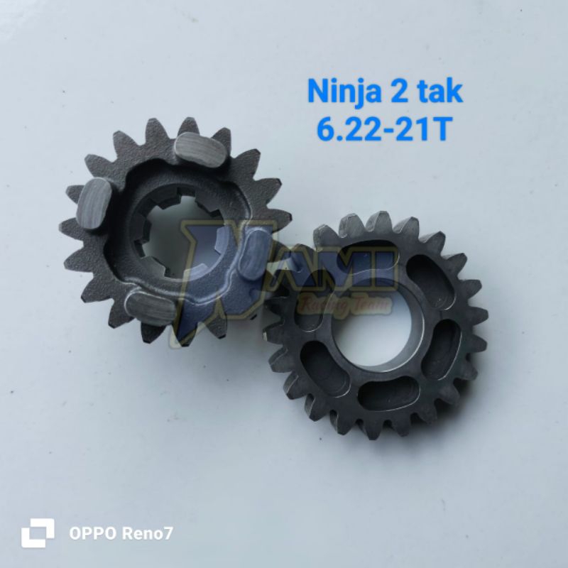 Rasio racing ninja 2 tak ninja r ninja rr gigi 6.22-21T