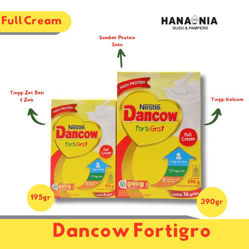 

Nestle Dancow Fortigro Instan/Full Cream