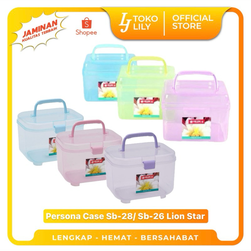 Kotak Plastik Serbaguna Persona Case SB-26/SB-28 Lion Star