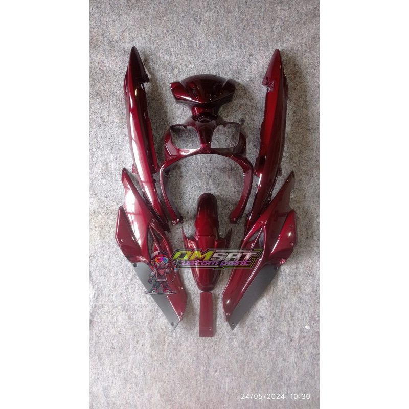 body set skywave repaint moonlight orange PO