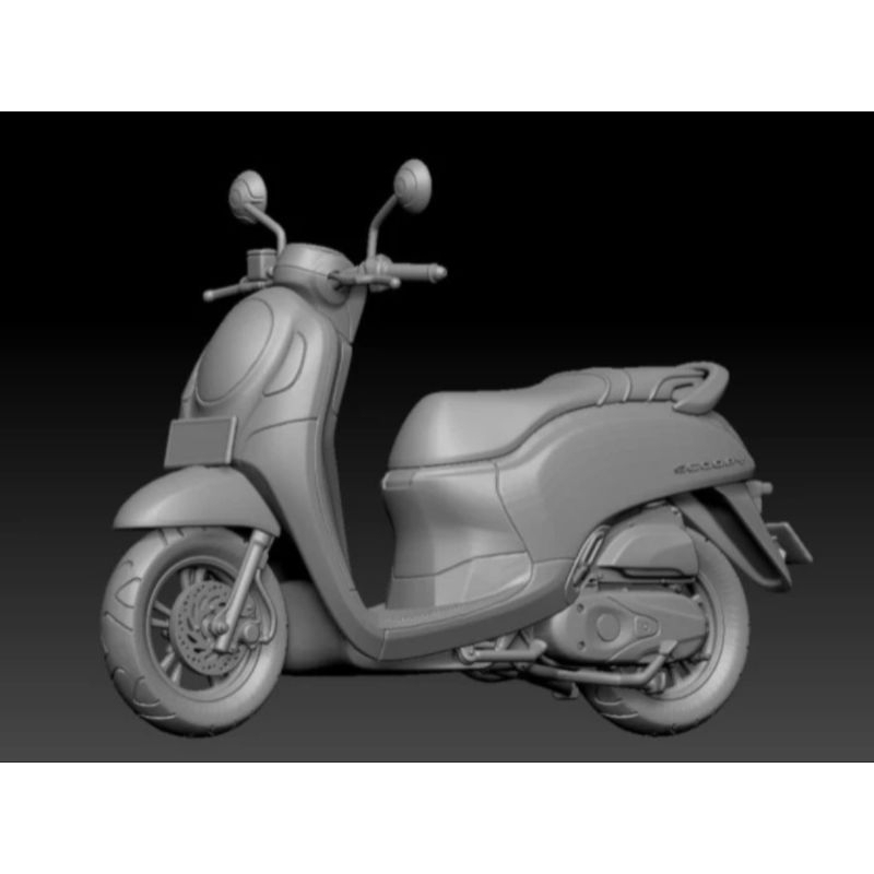 figure sepeda motor scoopy skala 1/64  | figure motor | figure skala 1/64