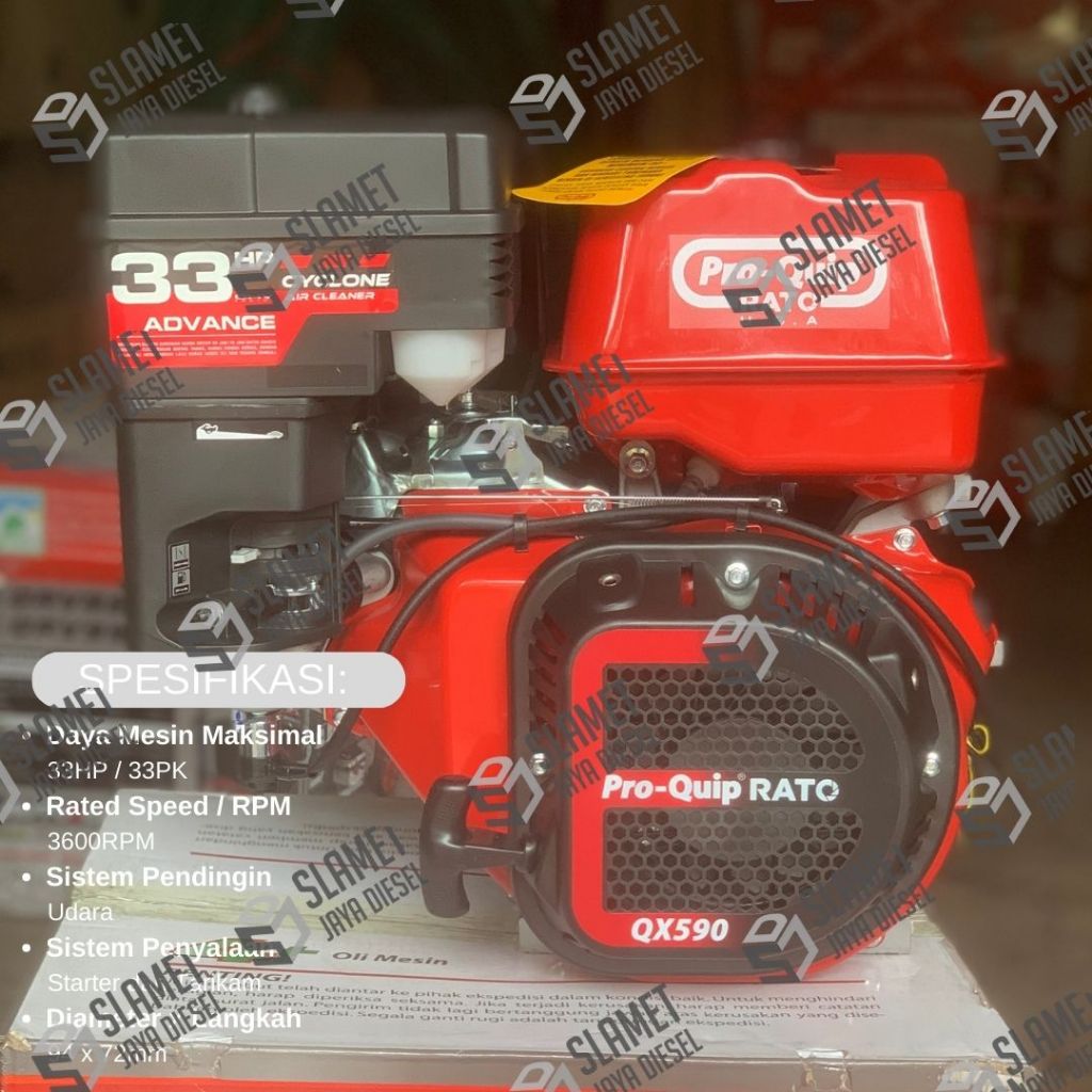 Engine Motor Benin Proquip Rato Ua Q590 33Hp