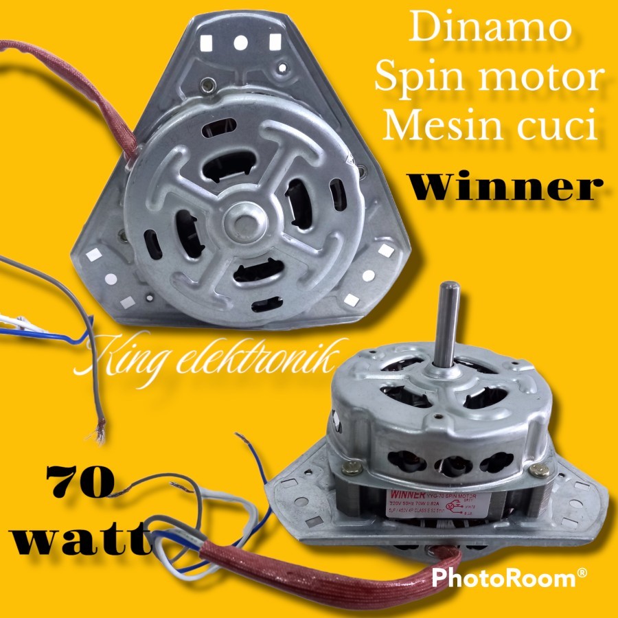 Dinamo Motor Pengering Mesin Cuci 70 Watt YYG-70 ALUMUNIUM (318016)