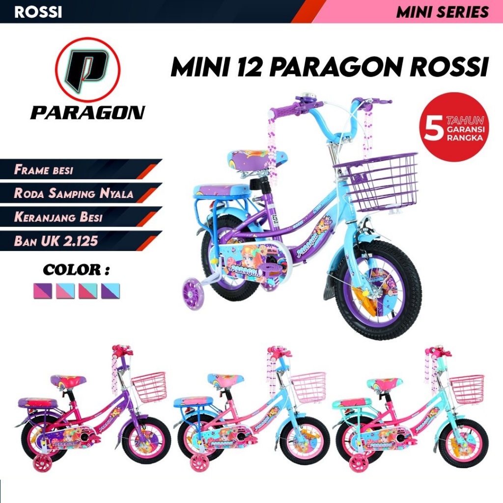 SEPEDA MINI 12" PARAGON ROSSI