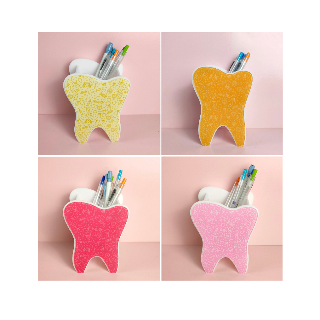 

ATK box dental organizer alat tulis kantor klinik gigi jadi lebih lucu