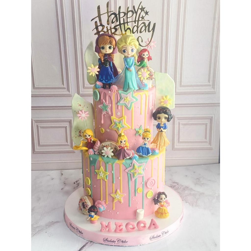 

Kue Ulang Tahun/Birthday Cake/Kue Ultah Tema Princess/Kue Birthday Jakarta/princess 2 tingkat