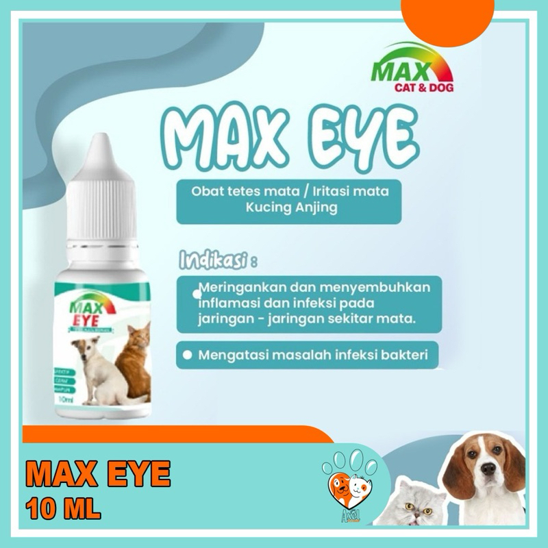MAX EYE Obat Mata Kucing Anjing Obat iritasi mata kucing anjing B4-1