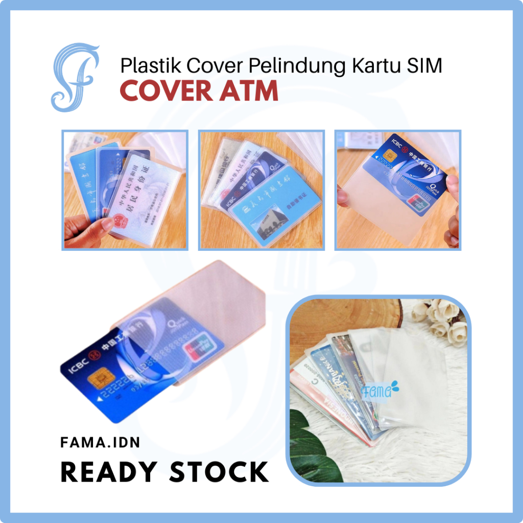 

Plastik Cover Pelindung Kartu SIM Anti Gores Credit Card