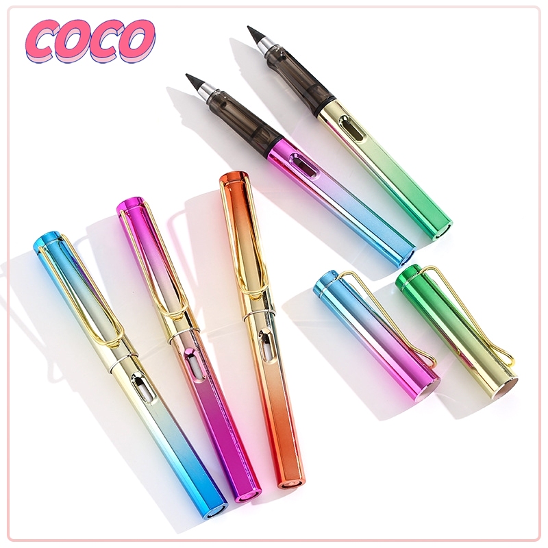 

Pensil abadi warna-warni multi warna/pensil abadi/pensil sekolah yang tiada habisnya tanpa rautan - coco_market