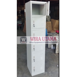 Loker 6 Pintu / Loker Besi 6 Pintu / Loker Karyawan 6 Pintu / Loker Staff 6 Pintu / MEDAN PINTU