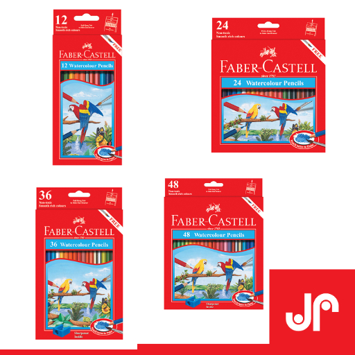 

FABER-CASTELL WATERCOLOUR PENSIL SET 12 , 24 , 36 , 48 PENSIL WARNA WATER