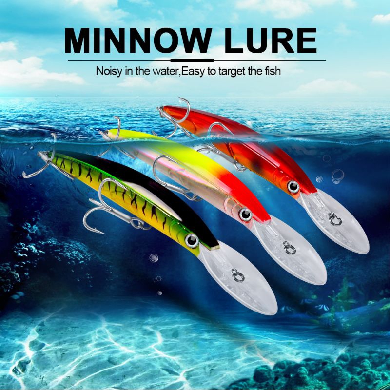 UMPAN PANCING LURE MINOW TROLLING PROBEROS YOZURI 18CM