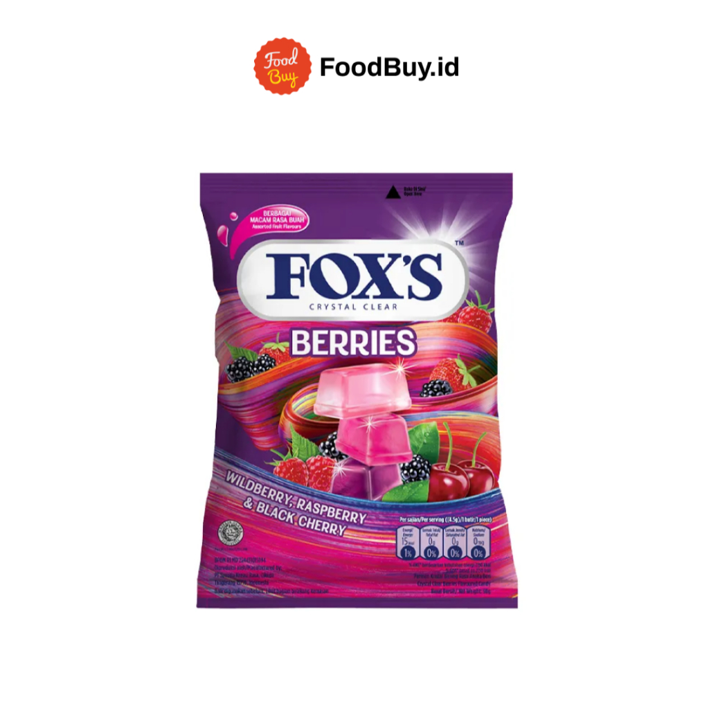 

FOX'S Berries Permen Oval Bag 90gr