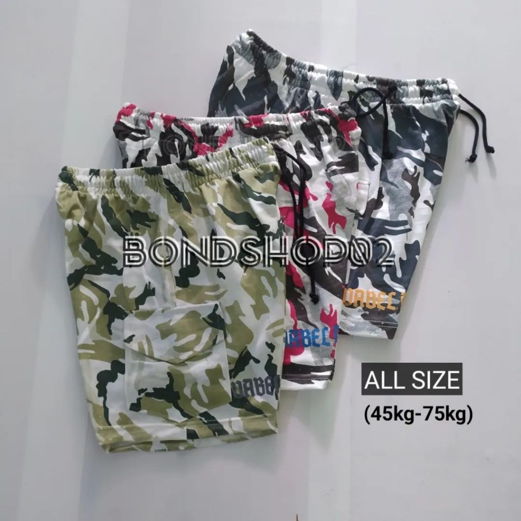 Boardshort/Celana Pendek Pria Army Cargo Santai Distro