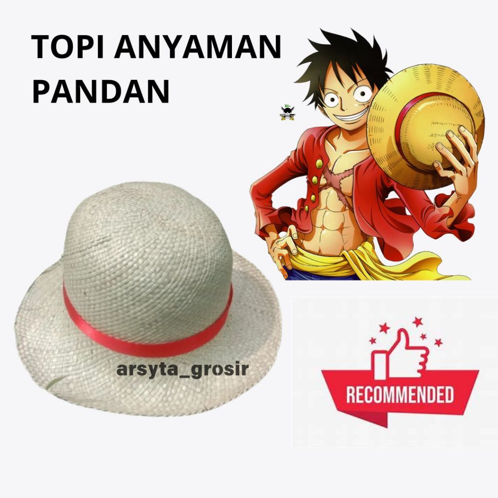 Topi anyaman pandan unisex /topi anyaman handmade
