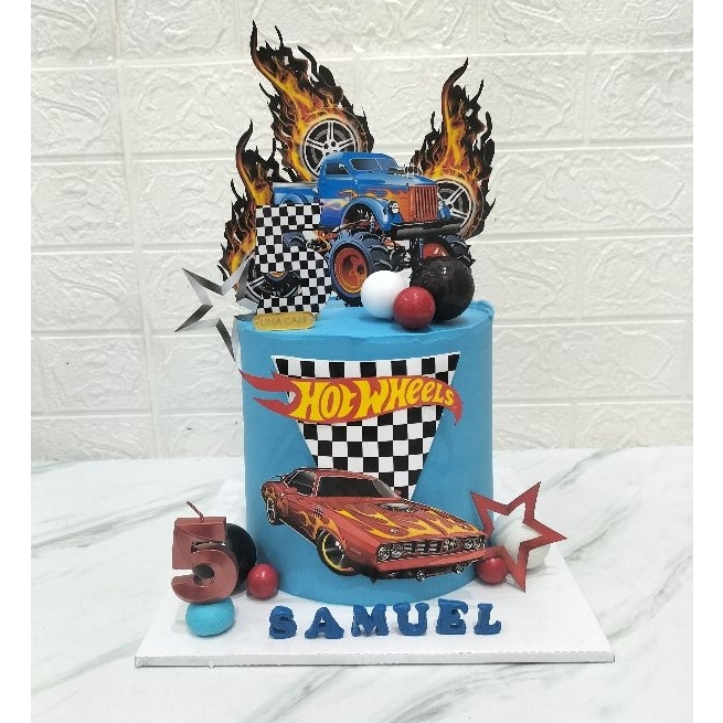 

KUE ULANGTAHUN HOT WHEELS, KUE ULANGTAHUN MOBIL