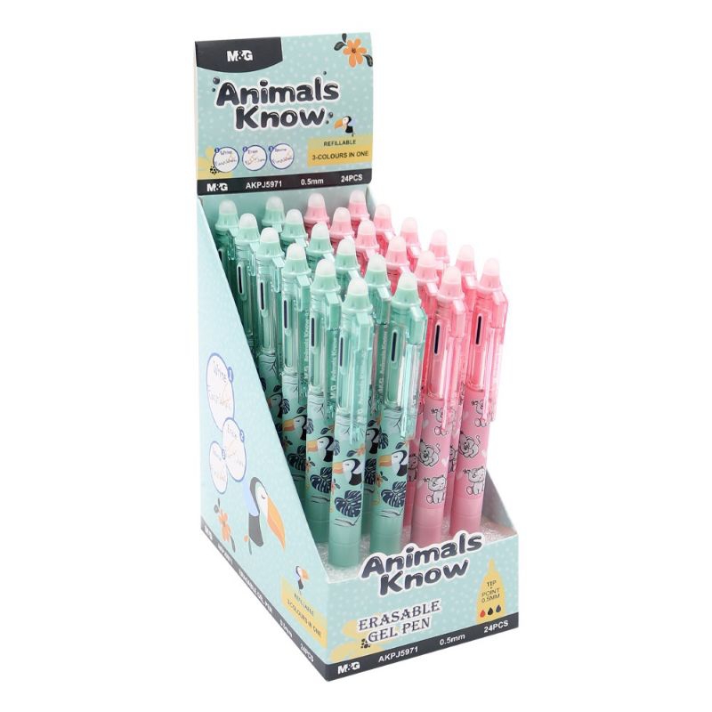 

M&G Erasable Gel Pen AKPJ597 0.5mm3colours in one
