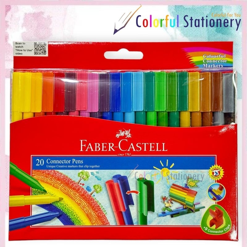 

Connector Pen Faber Castell 20 Warna