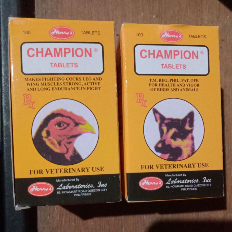 Champion Suplemen Ayam/Anjing stamina agresif