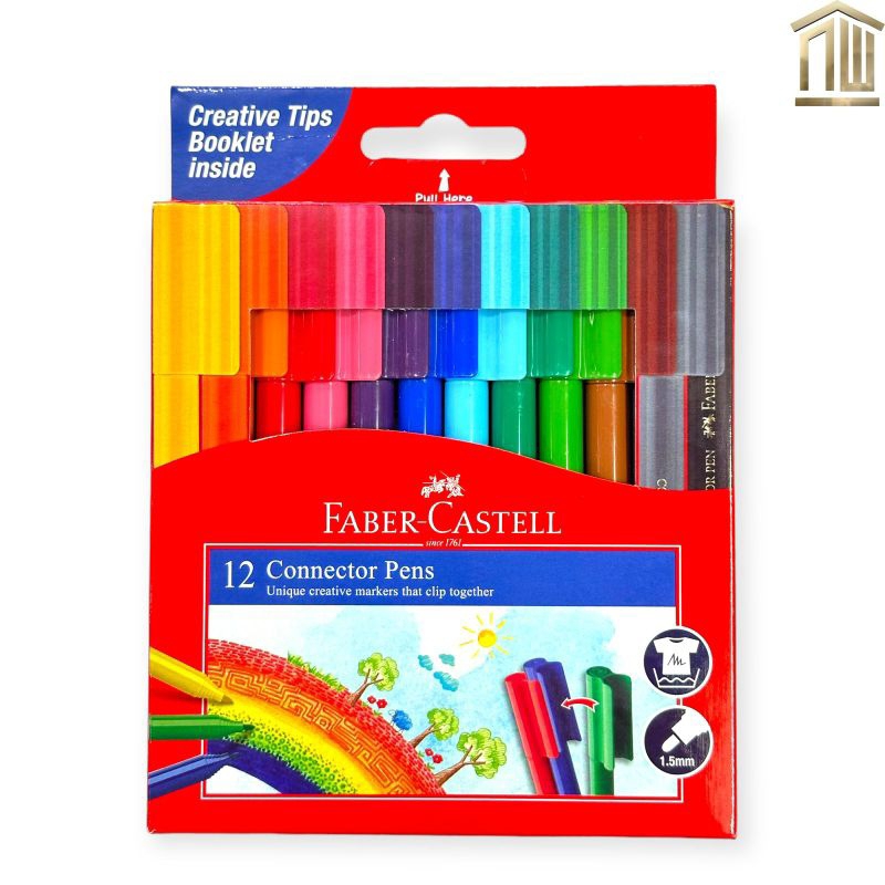 

Connector Pen / Konektor Spidol Faber-Castell 12 Warna
